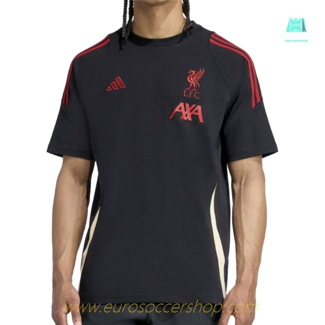 2025-2026 Liverpool Training Tee (Black) (Your Name)