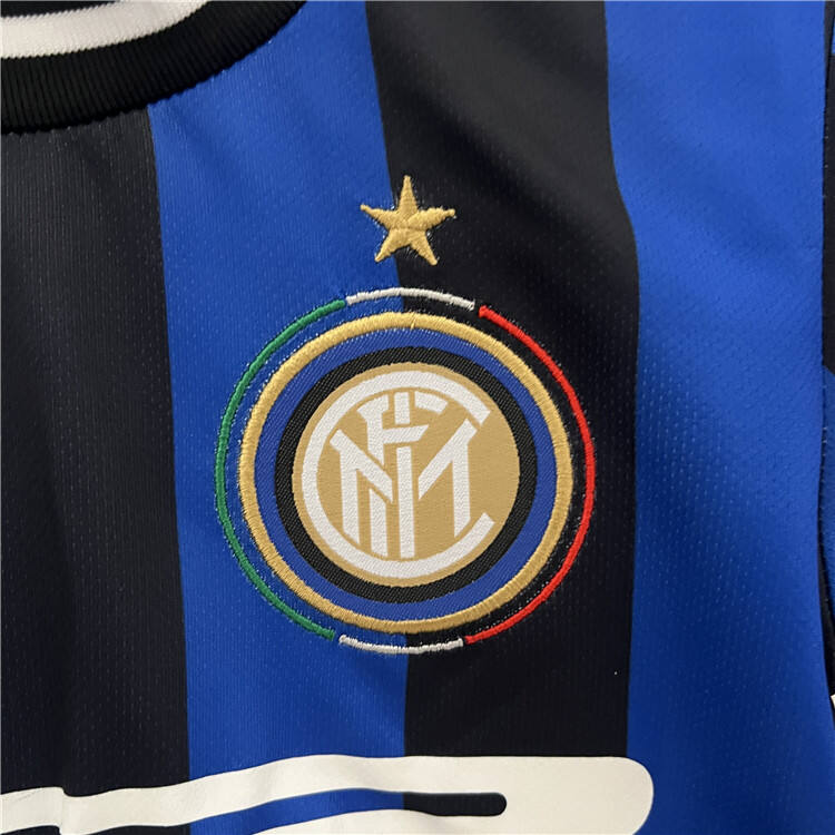 KIDS INTER MILAN 0910 RETRO HOME KITShirtShorts - Official Replica
