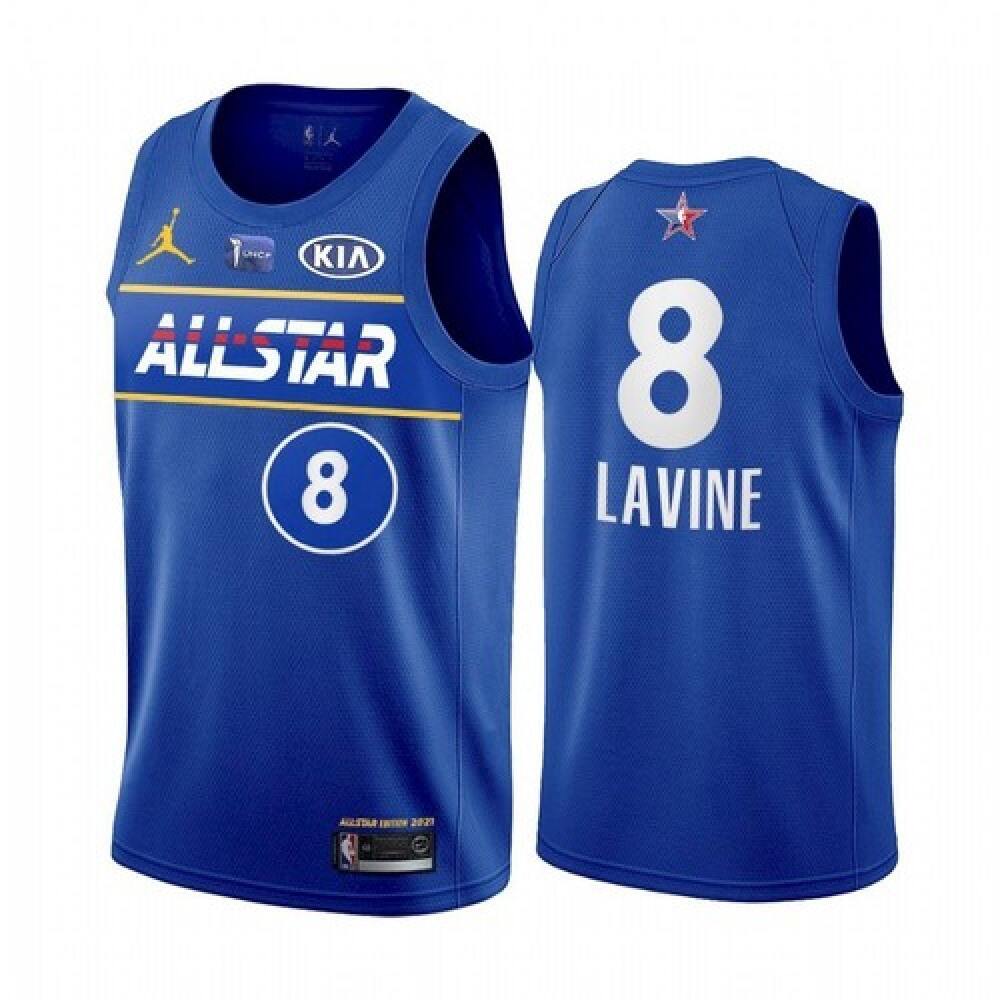 Authentic Jersey Zach LaVine8 - Blue - Basketball Fan Gear