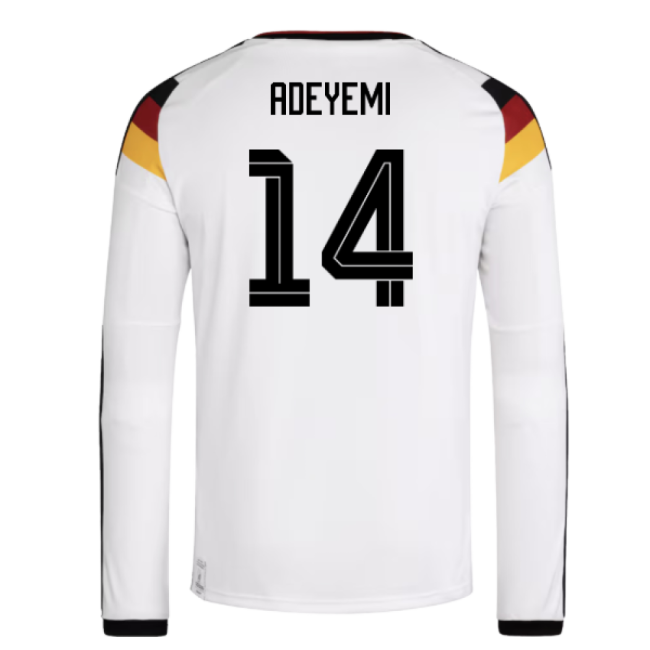 Value Pack Germany 2026-2027 Germany Long Sleeve Home Shirt (Adeyem...