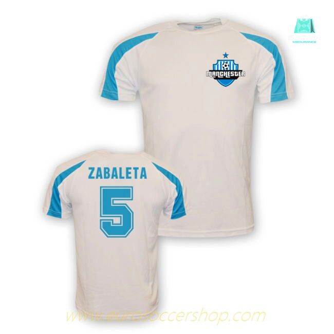 Pablo Zabaleta Man City Sports Training Jersey (white) - Kids