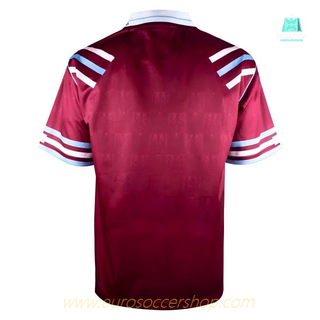 West Ham United 1992 Retro Football Shirt (Your Name)