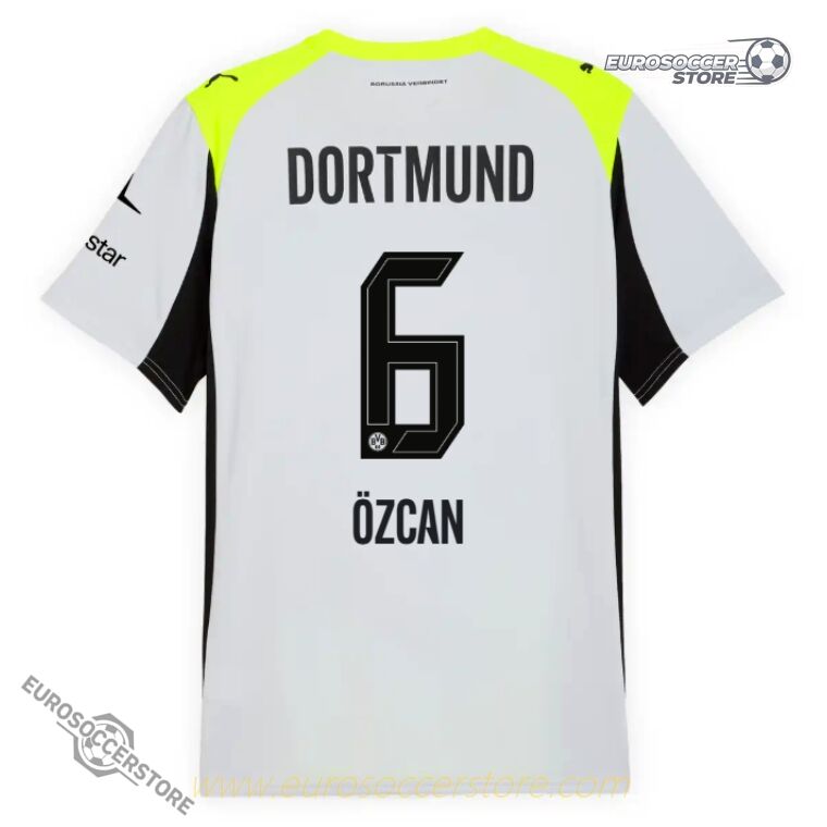 Borussia Dortmund 25-26 Away ÖZCAN 6 Jersey