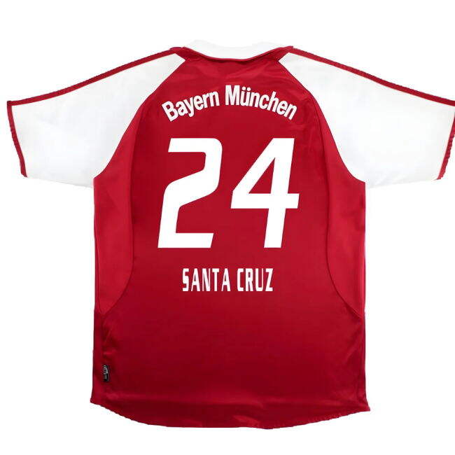 Bayern Munich 2003-04 Home Shirt ((Excellent) XL) (Santa Cruz 24)