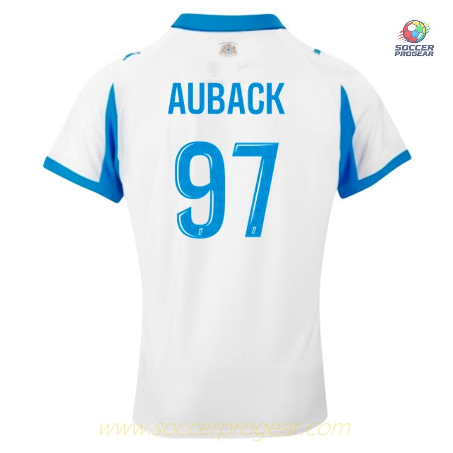 OM High Quality Home Football Soccer Football Shirt 2025-2026 Season Aubameyang AUBACK 97