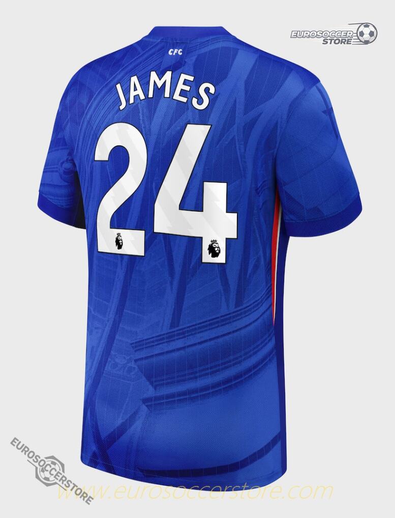 25-26 Season Chelsea Home Jersey with JAMES 24 Printing