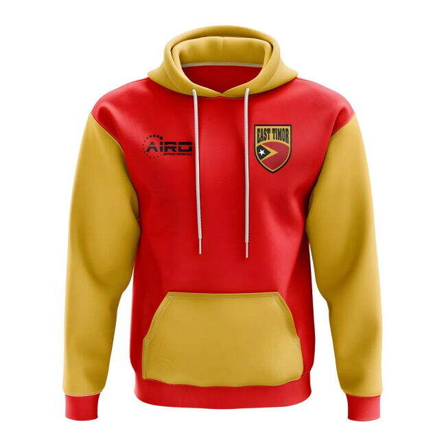 Official East Timor Concept Country Football Hoody (Red)