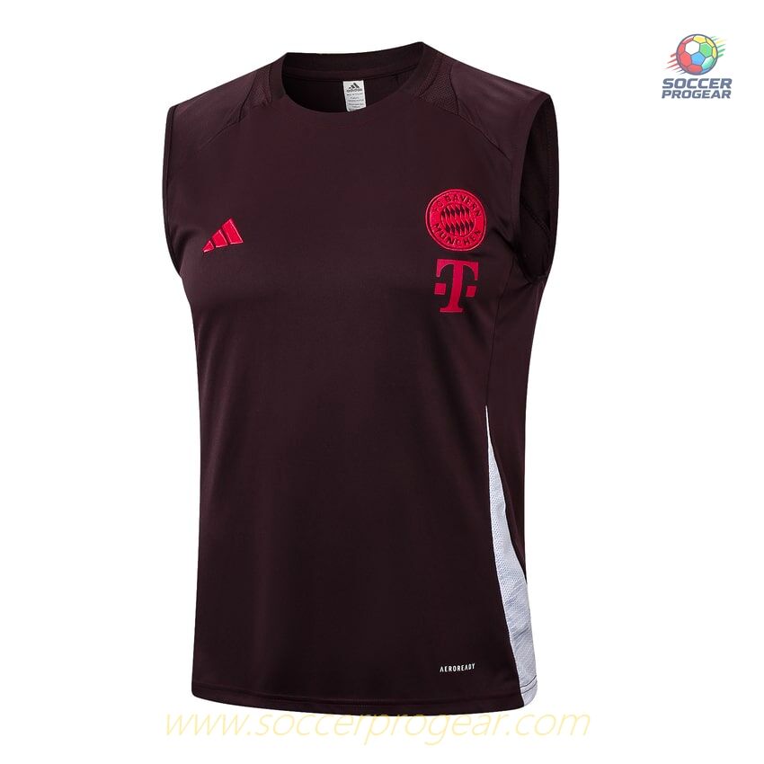 Bayern Munich 2024/25 Collection Dark Red Short Tank Top