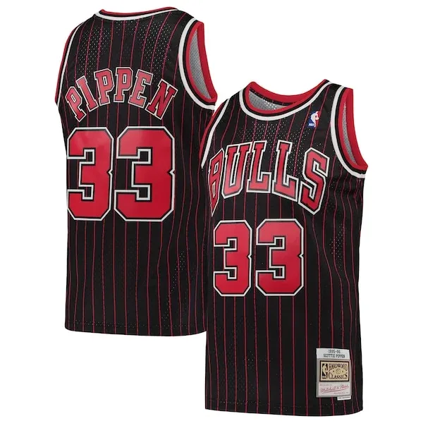 Scottie Pippen CHI Swingman Jersey - official authentic-jersey - Black