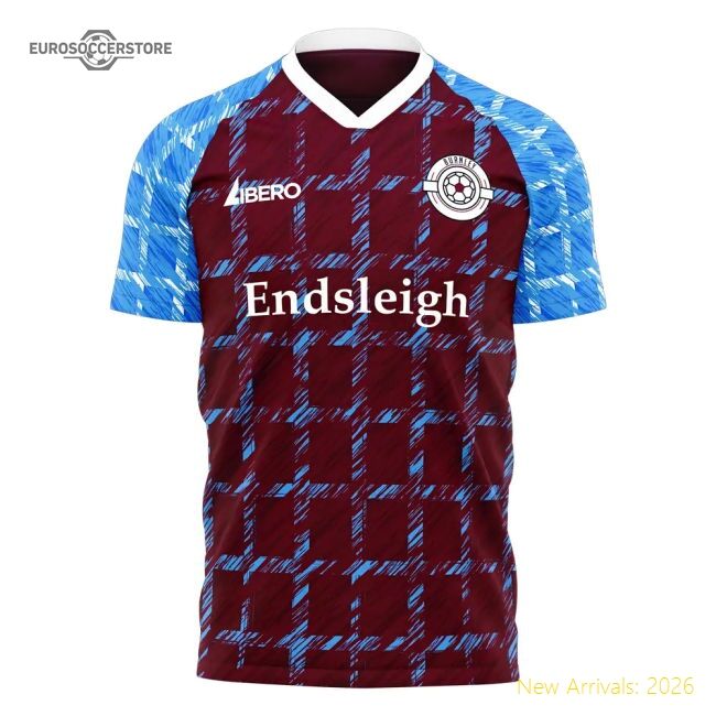 Exceptional Burnley 2025-2026 Home Concept Football Kit (libero)
