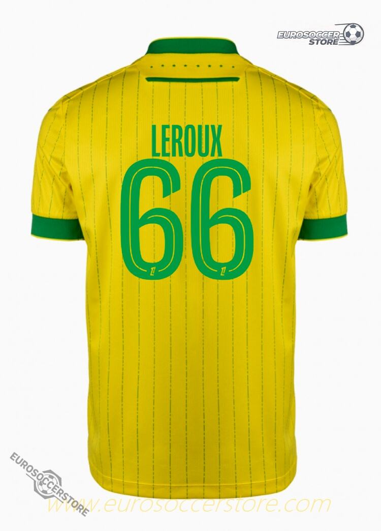 LEROUX 66 FC Nantes Home Jersey for the 25-26 Season