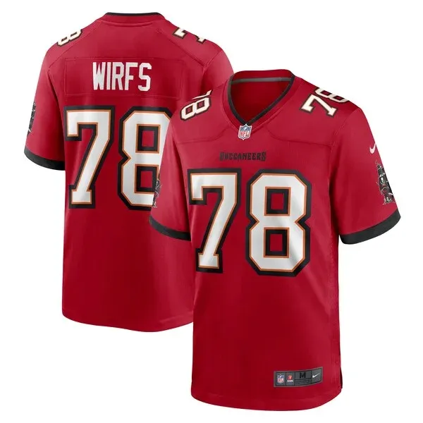None Game NFL Jersey - Red | Elite Football Apparel | NFL Football