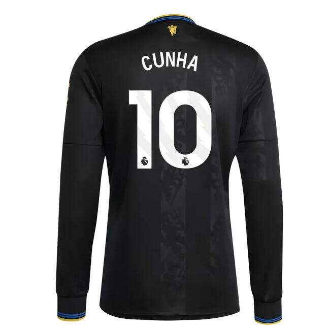 2025-2026 Man Utd Long Sleeve Third Top (Cunha 10)
