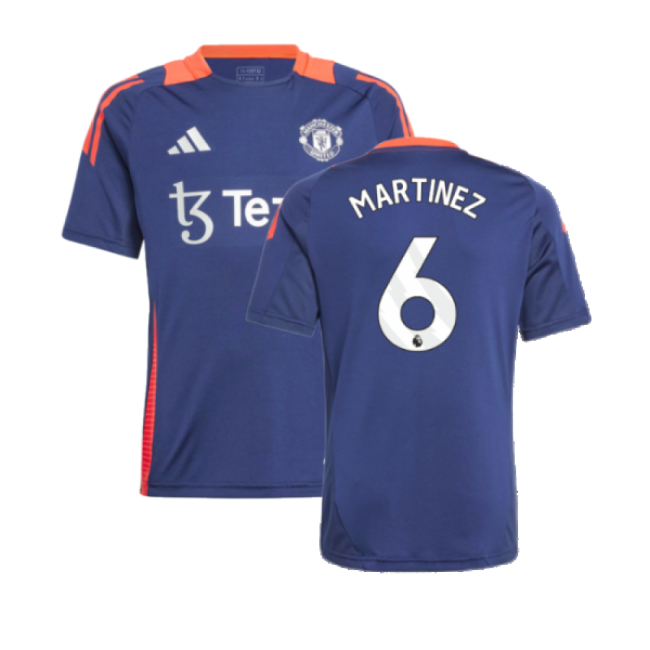 Martinez 6 Man Utd Club Team Fan Shirt - Kids Version