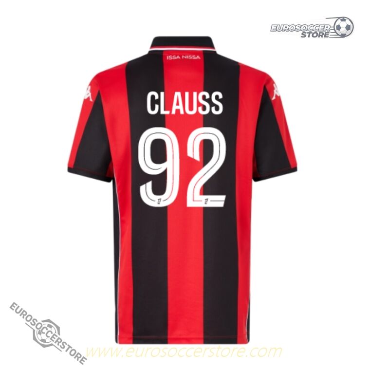 OGC Nice 25-26 Season Home CLAUSS 92 Version Jersey