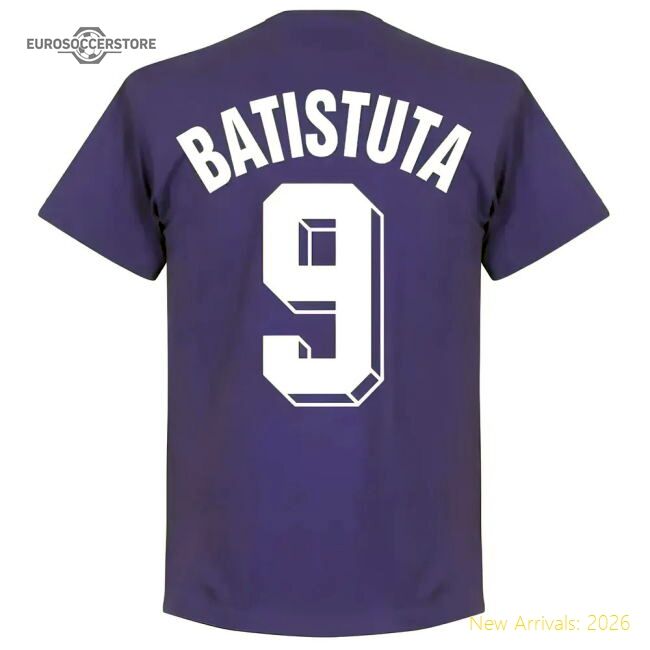 Performance Fiorentina Batistuta 9 Team T-Shirt - Purple