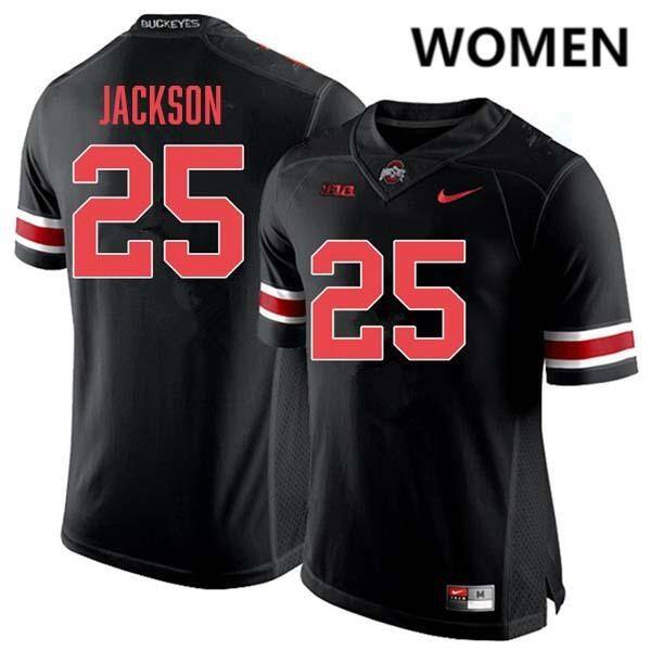 Women Ohio State Buckeyes #25 Bo Jackson Premium Jersey