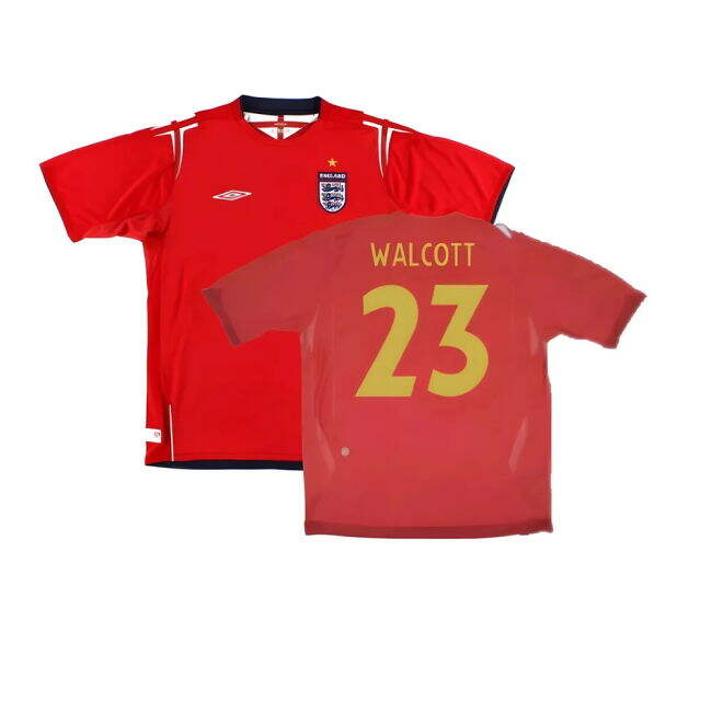 England 2006-08 Away Shirt (XLB 158cm) (Excellent) (WALCOTT 23)