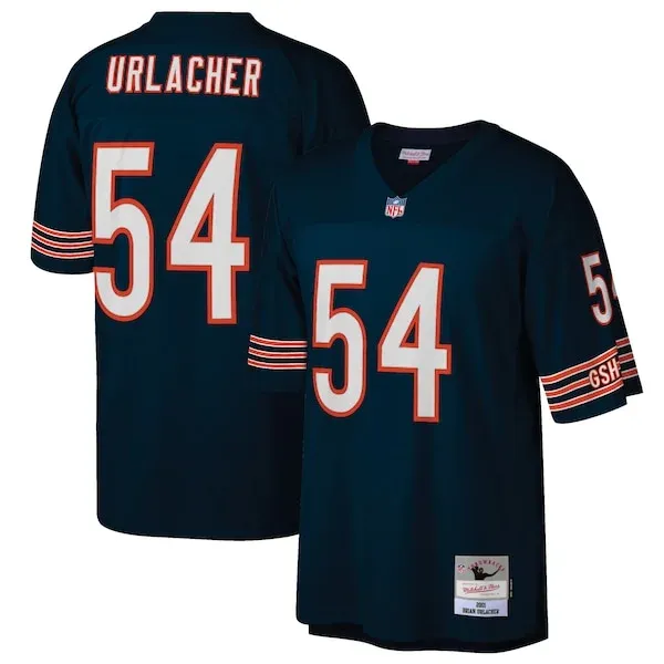 None Brian Urlacher Replica Jersey - Navy | NFL Player Jersey