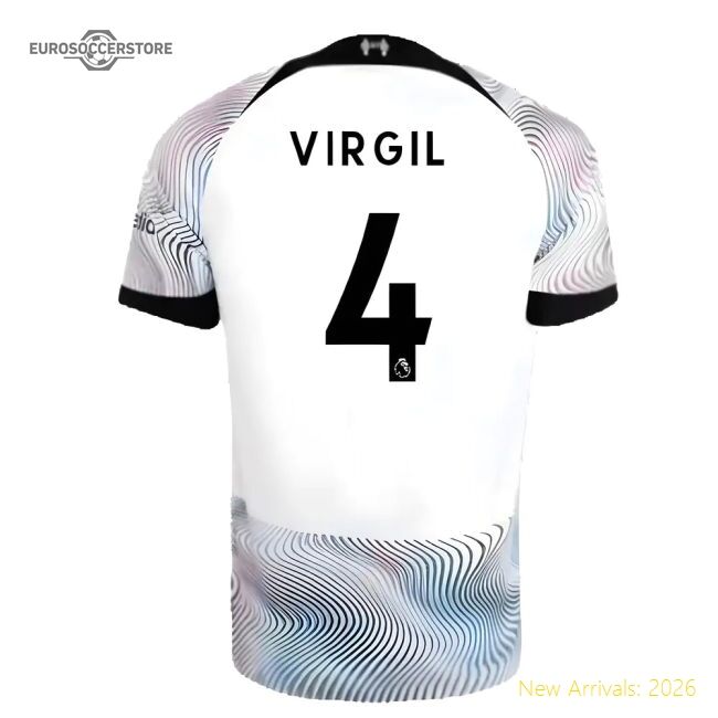 2022-2023 Premier League Liverpool Away Match-ready Jersey Virgil