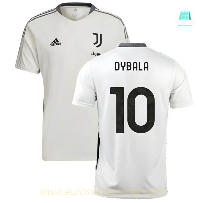 2021-2022 Juventus Training Shirt (White) (DYBALA 10)