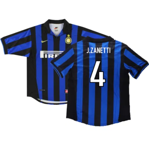 9899 Inter Milan Home Shirt Zanetti 4 - Official Replica 8752
