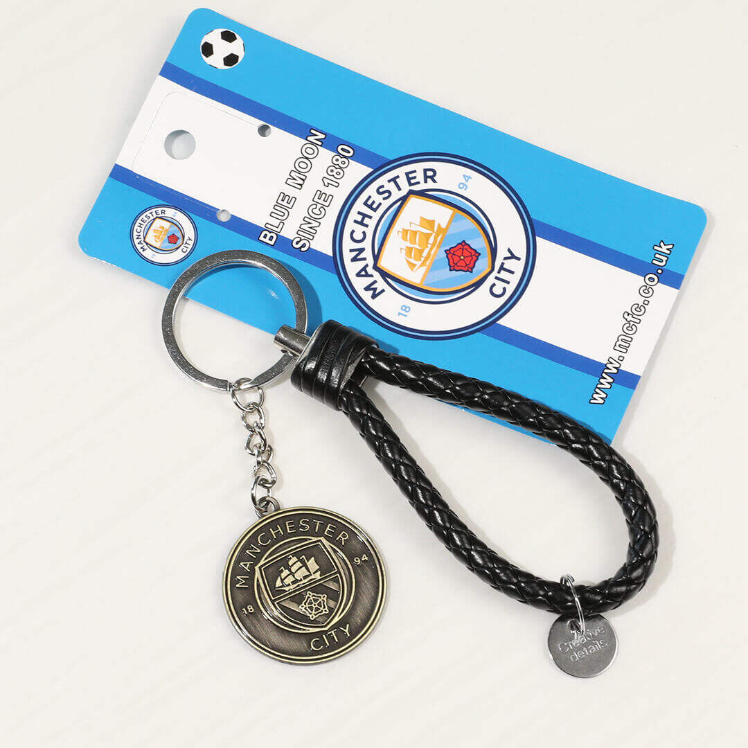 Manchester City Logo Soccer Key Chain Authentic Kit