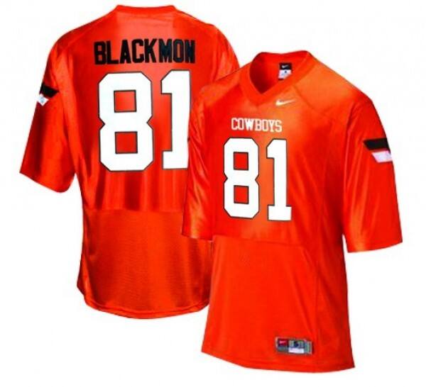 Men Ncaa Team #81 Orange Men Official Football Jersey - Budget