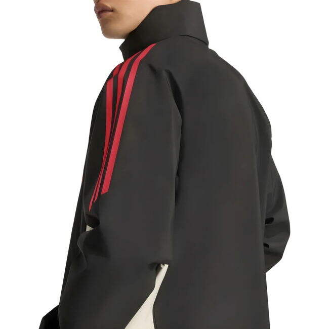 Authentic Licensed Liverpool 2025-2026 Liverpool Rain Jacket (Black)