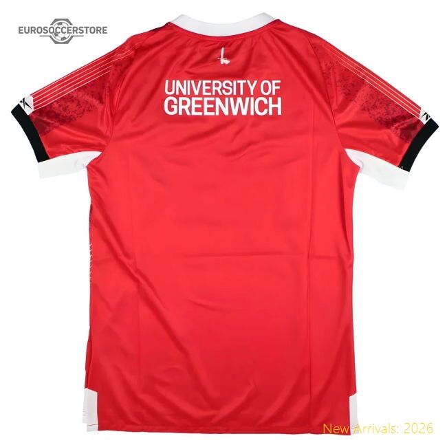 Premium-grade 2025-2026 Charlton Athletic Home Shirt - Kids