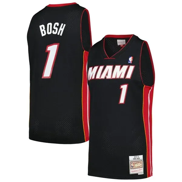 Championship Chris Bosh MIA NBA Jersey - Value Pack - Licensed Product