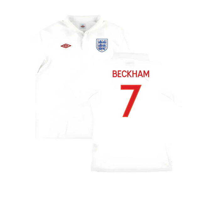 Affordable England 2010-12 Home Shirt ((Very Good) M) (BECKHAM 7) Classical