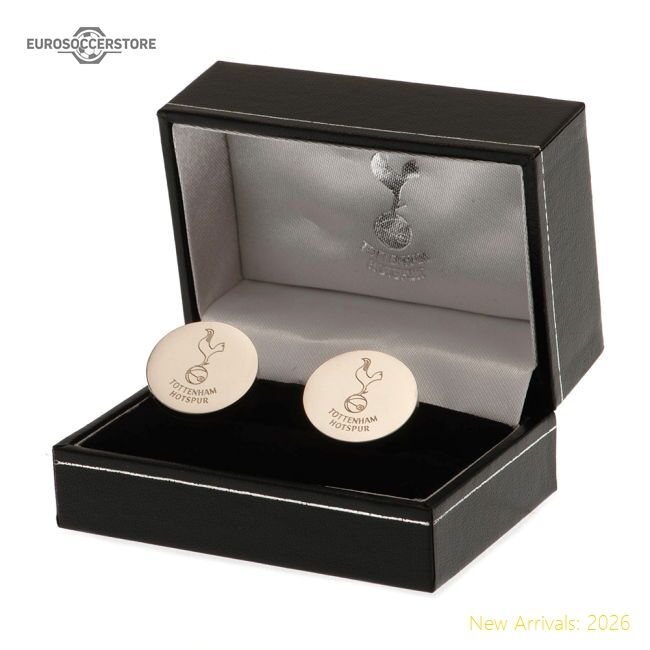 Top-grade Spurs Hotspur Fc Stainless Steel Round Cufflinks
