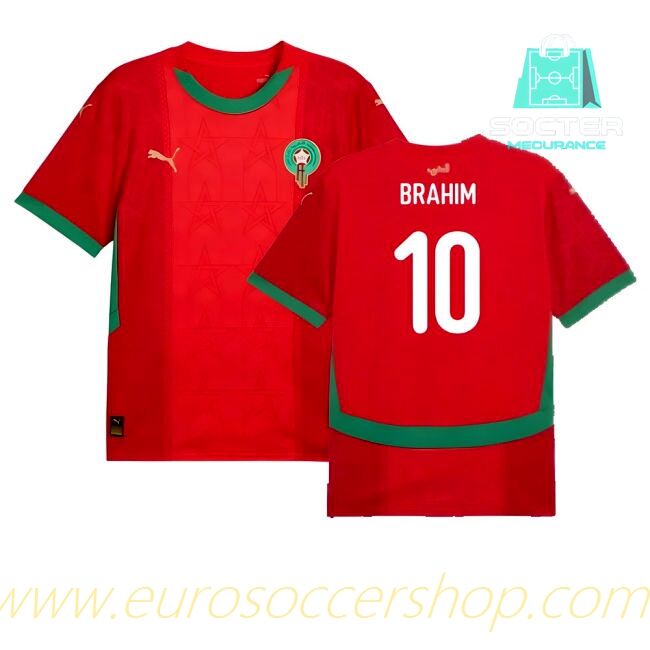 2024/25 Campaign Morocco Home Jersey (Brahim 10)