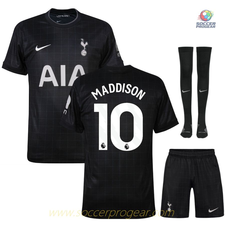 Tottenham Youth Away Football Jersey Football Jersey 2025-26 Edition Maddison