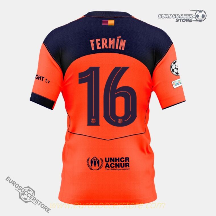 Fermín 16 Barcelona Third Jersey 25-26 (Player Edition)