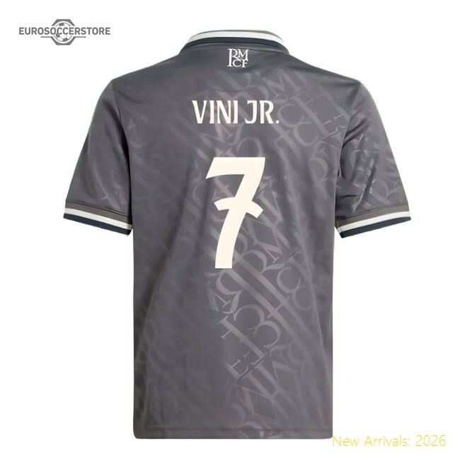 2024-2025 Real Madrid Third Authentic Jersey Vini Jr. Advanced Textile