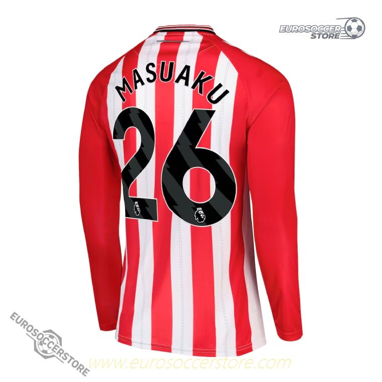 Sunderland 25-26 Home Long Sleeve Jersey MASUAKU #26