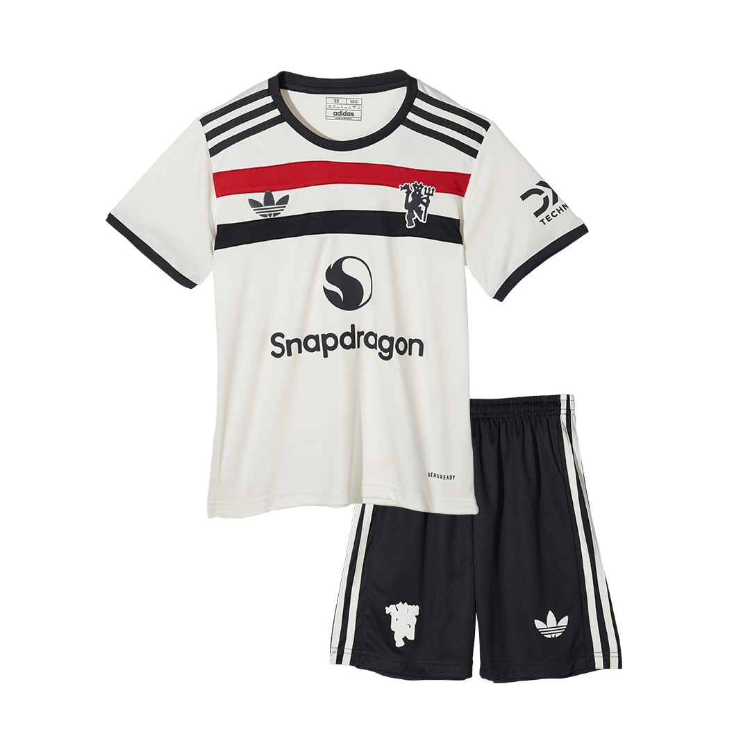 Manchester United Third Away Kids Soccer Jerseys Kit