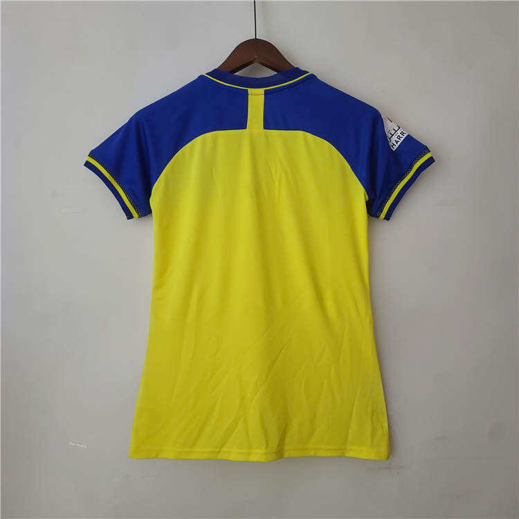 2223 Riyadh Victory Home Yellow Ronaldo Women's Soccer Jersey