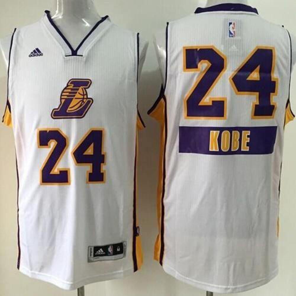 Collector's Item Modern Men's Lakers #24 Kobe White Basketball Jersey