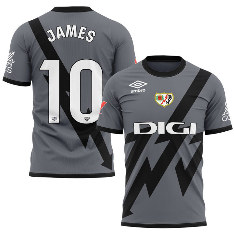 Authentic Rayo Vallecano 2425 Third Football Shirt JAMES 10