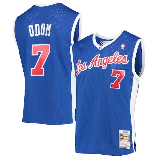 Elite Lamar Odom LAC Basketball Jersey - Team Colors - Fan Favorite