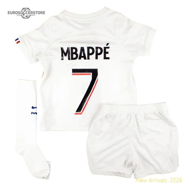 Best-Selling Psg 2022-23 Third Mini Kit (Sb 4-5 Y) Mbappe #7 (Bnwt)