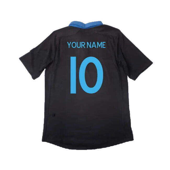 Light And Easy To Use England 2011-12 Away Shirt ((Excellent) L) (Your Name) Cute