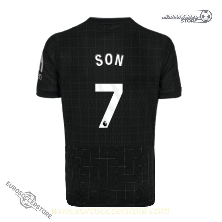 Away Jersey of Tottenham Hotspur Featuring SON 7 for the 25-26 Season