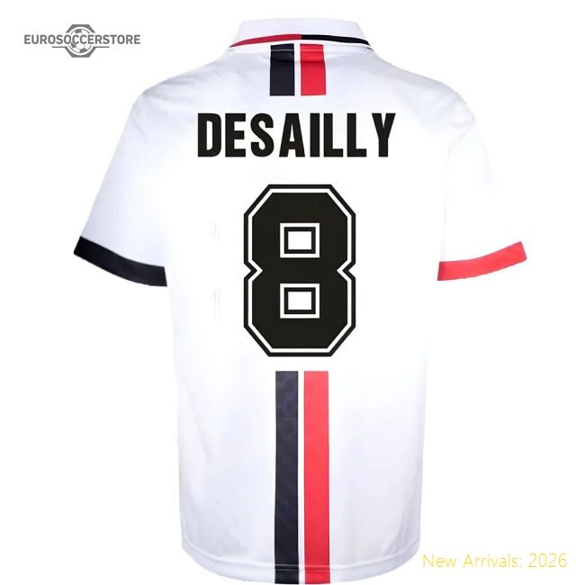 Exceptional Ac Milan 1996 Away Retro Shirt (desailly 8)