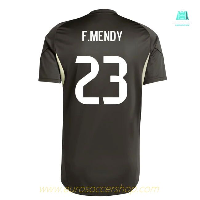 2025-2026 Real Madrid Training Jersey (Utility Grey) (F.Mendy 23)
