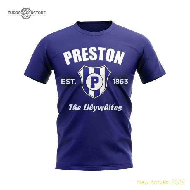 Preston Established Football T-shirt (navy) - Official Edition