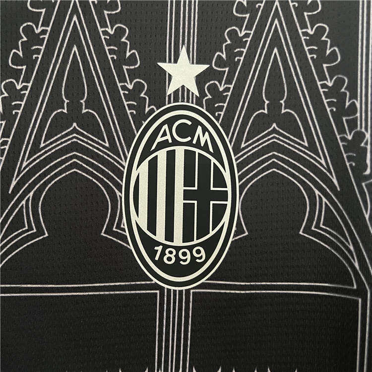Official AC Milan 2425 Black Shirt - Official Replica 9259